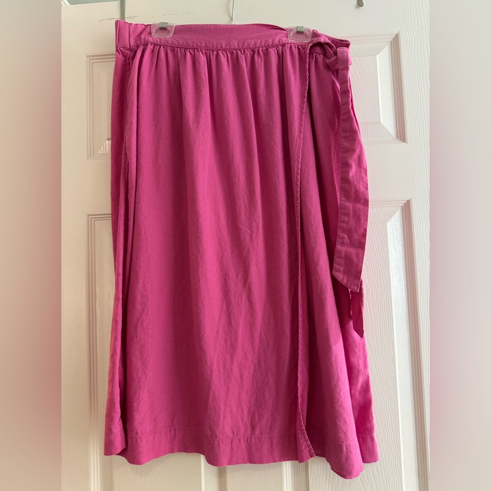 a new day Pink Midi Skirt